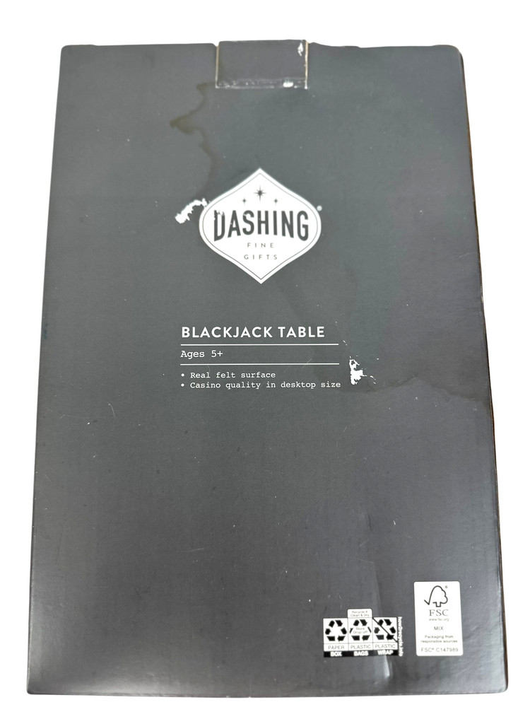 Dashing Brand BlackJack Table Small Tabletop Felt Surface