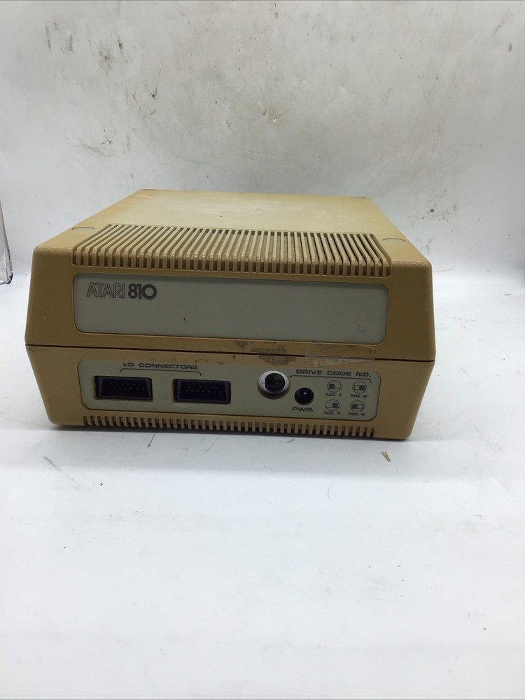 Vintage ATARI 810 Floppy Disk Drive for Atari 8-bit Computer Untested/AS-IS