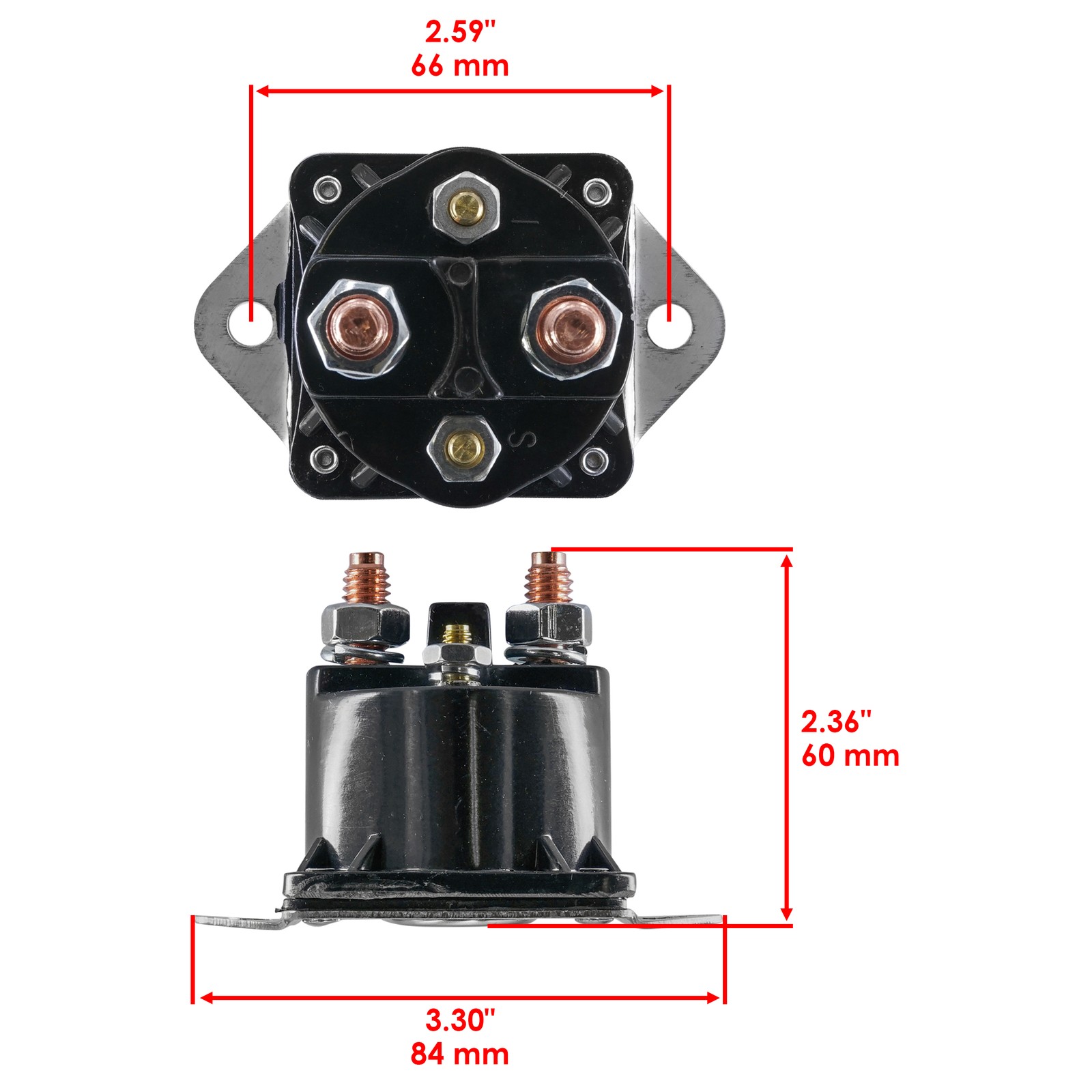28-4210 284210 Starter Solenoid For Toro 12004 1600 Twister Utility 2002-2004