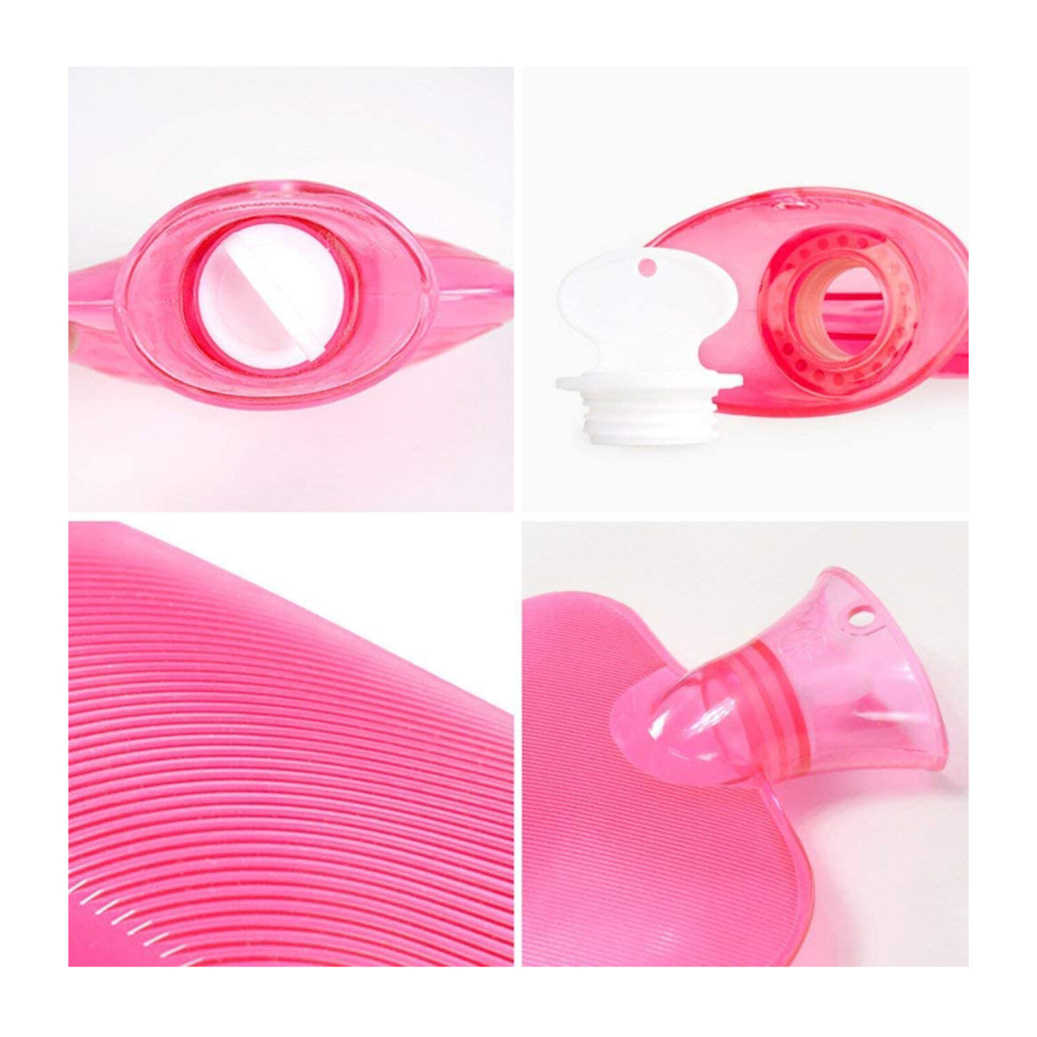 Hot Water Bottle w/Knitted Cover 2L Hot Cold Compress Neck Shoulder Pain Relief