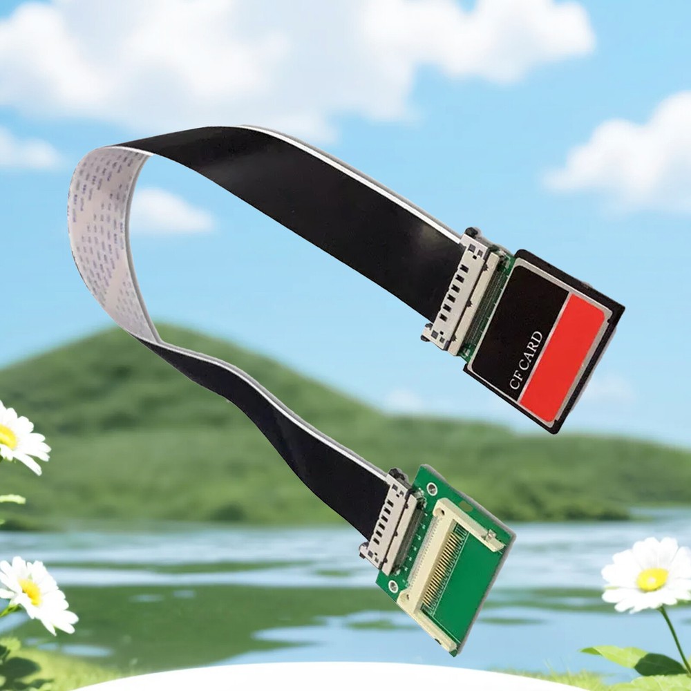 50Pin CF Card Extender Extension Cable Adapter Compact Flash Card Extender