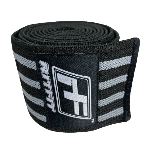 RitFit Powerlifting Knee Straps Pre-Owned Black