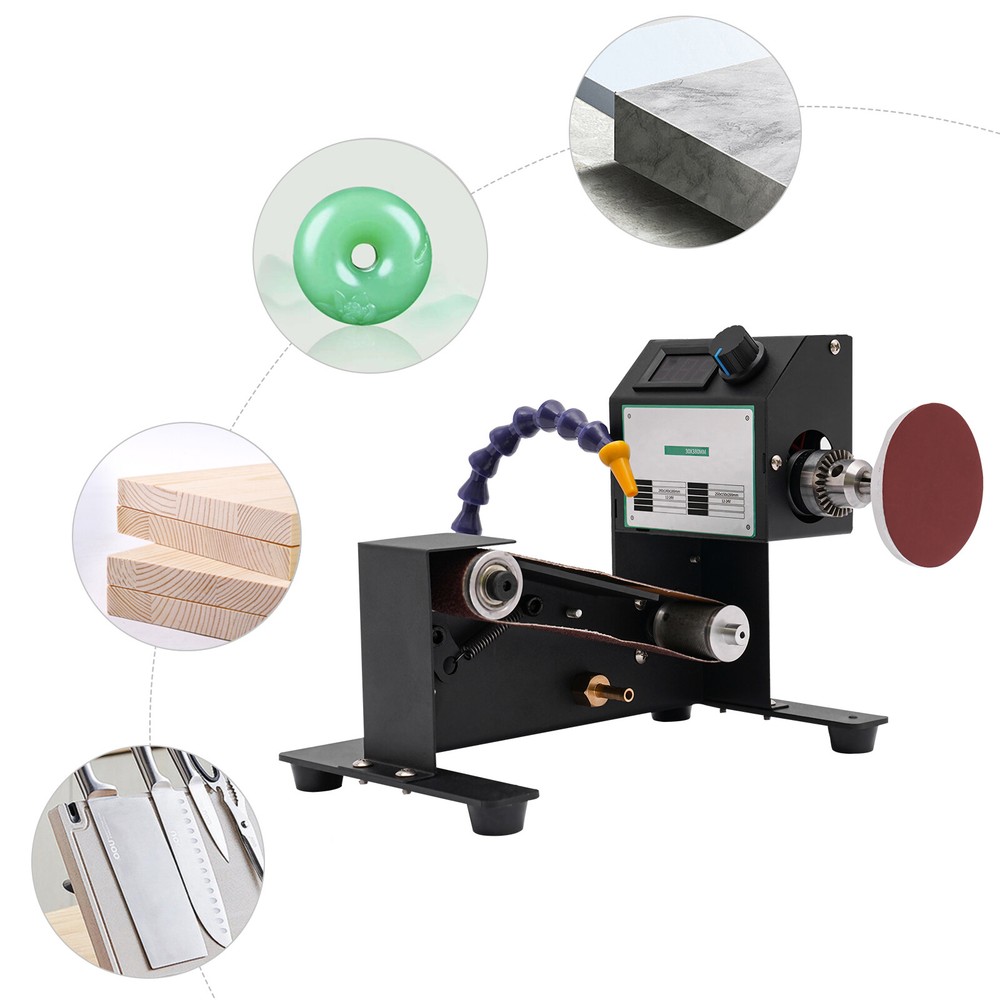 Desktop Mini Belt Sander Grinder Blade Sharpener Tool Table DIY Polishing Sander