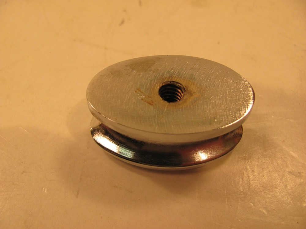 ws CHROME PLATED BRASS CABINET DRAWER KNOB PULL
