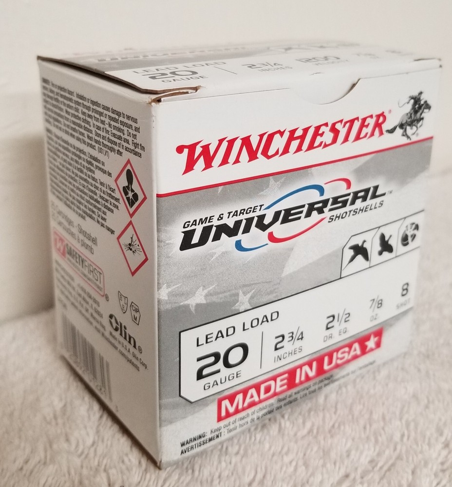 Winchester Game & Target Universal 20 Ga 8 Shot Empty Ammo Box ONLY