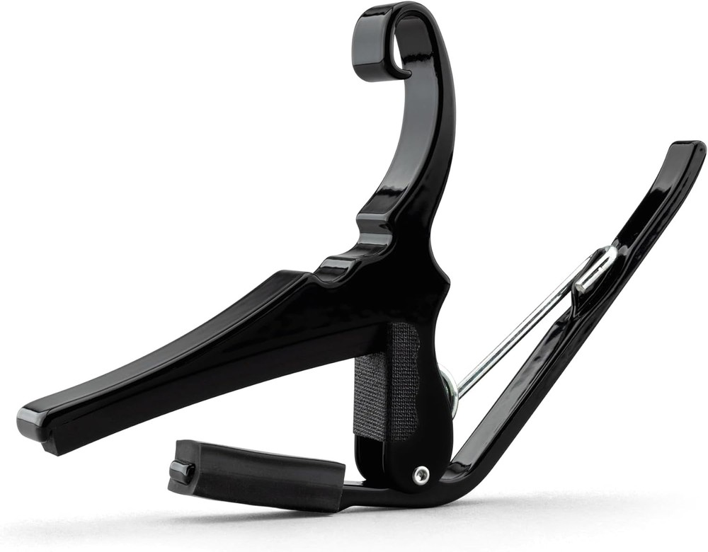 Quick Change Capo for 6 String Acoustic Guitar Clamp Tool Black