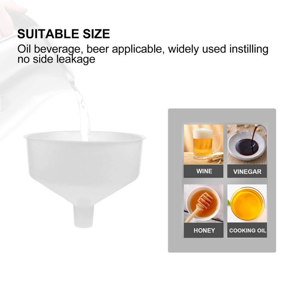 Plastic Funnel Practical Kitchen Funnel Professioanl Beer Filling Tool
