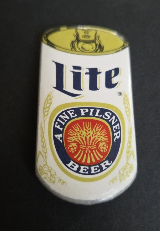 Miller Lite A Fine Pilsner Beer Button