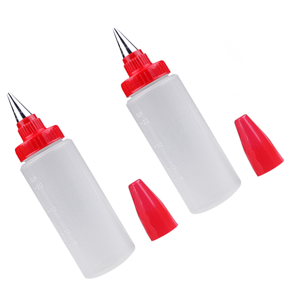 2PCS Baking Decorating Tool Cupcake Decorating Supplies Glue Applicator Bottles