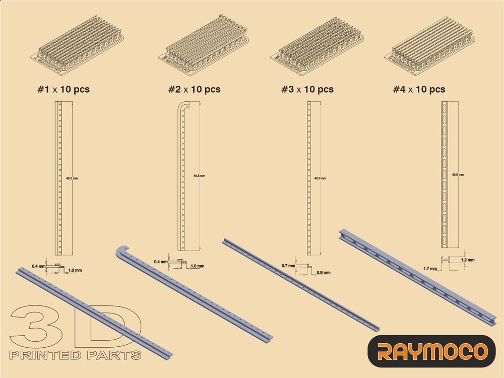 RAYMOCO R48.116.00 1/48 Flexible Internal Structural Elements.