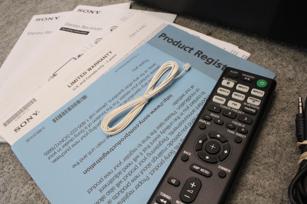 Sony STR-DH190 Stereo Receiver Phono Bluetooth EXCELLENT !