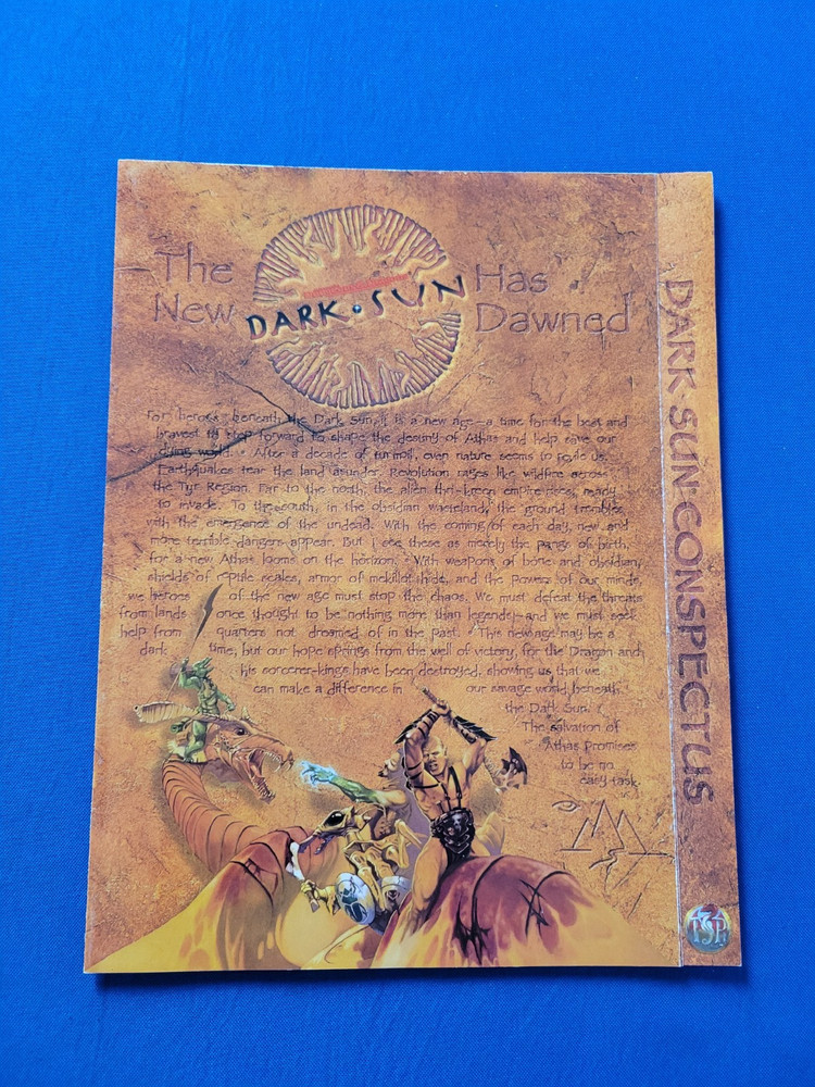 Dark Sun Conspectus - AD&D