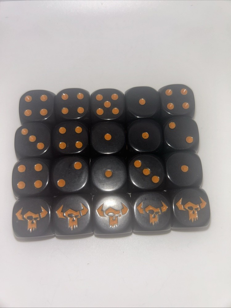 Games Workshop Kill Team Warhammer 40k Ork Kommandos Dice Set