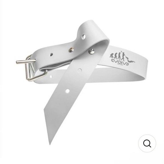 EVO Silicone Weight Belt White Buckle Solid Pattern Women's Diving Accessory