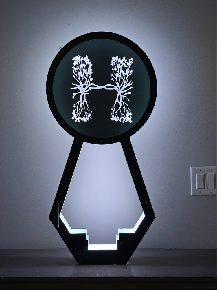 LED Bottle Presenter Display Glorifier. Rechargeable & Wireless. Add your Logo