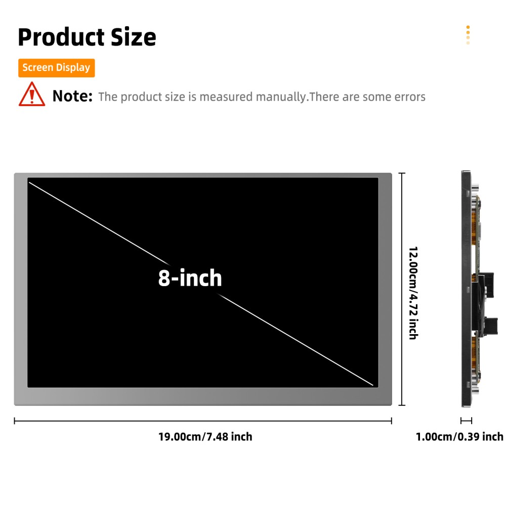 For Sierra Silverado 8" LCD driver information touch-screen display panel 2019+