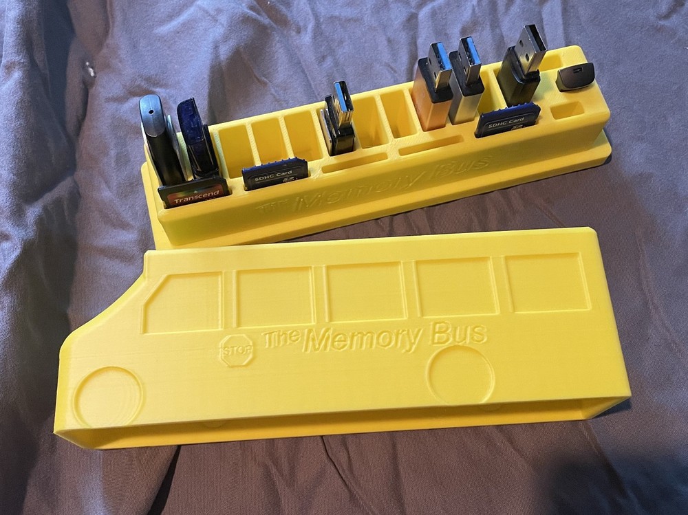 USB and SD card storage unit.
