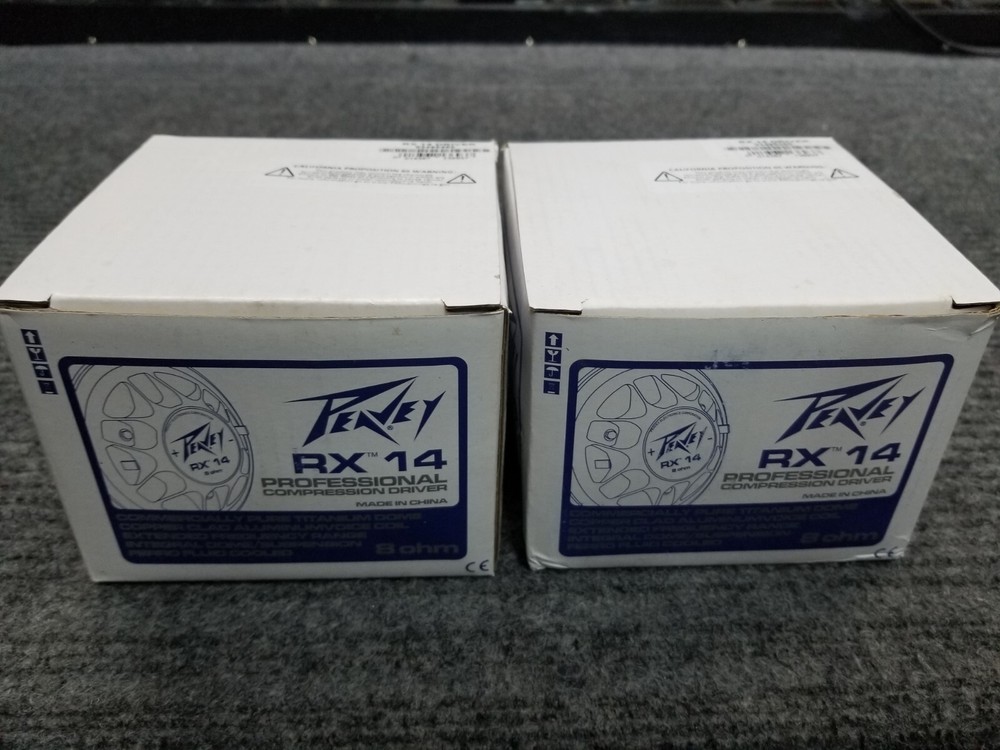 2 NEW Peavey RX14 Professional 1.4" Professional High Frequency Drivers