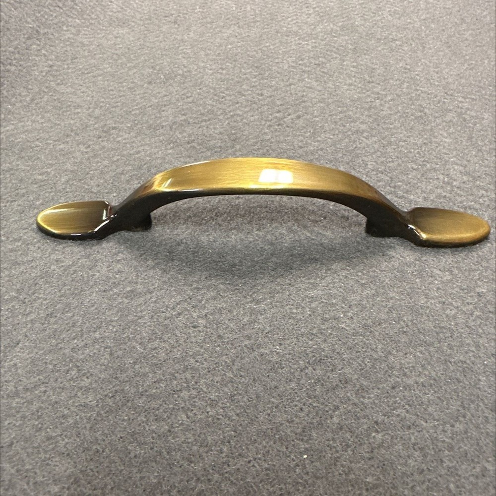 3" Spoon Foot Pull - Antique Brass