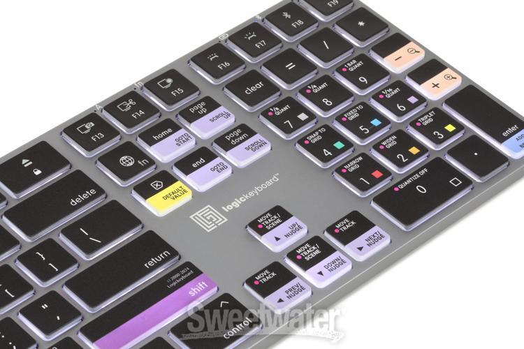 Logickeyboard Titan Wireless Backlit Keyboard for Ableton Live - Mac
