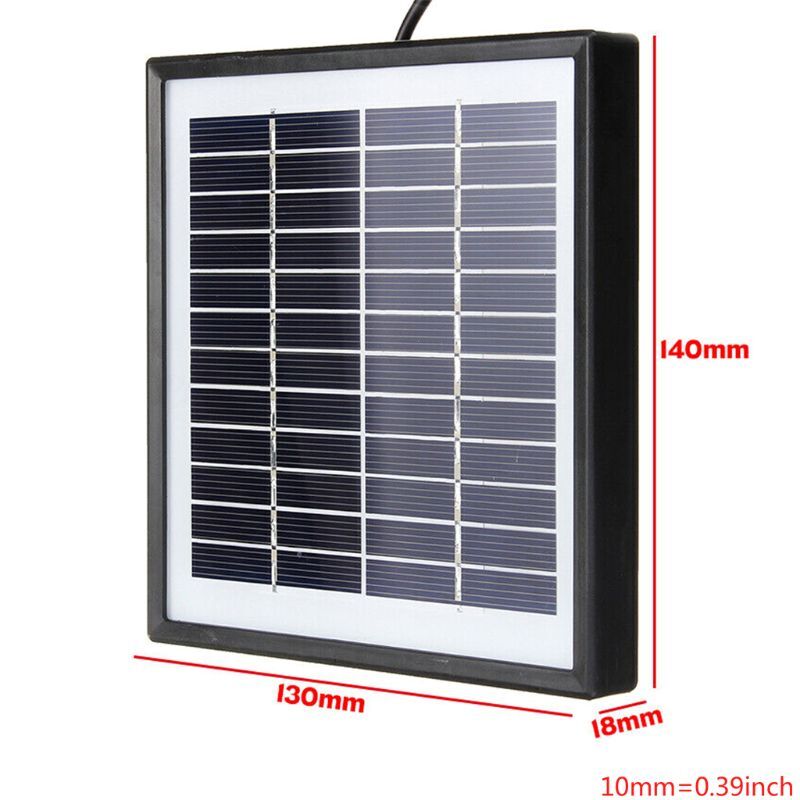 5W Outdoor Solar Panel 12V Supply For Camera Power Security System