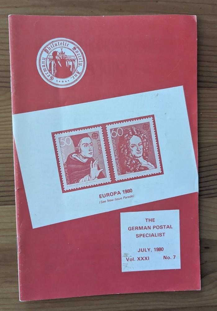 German Postal Specialist Jul 1980 Collecting Germany Third  The Mysterious "N"