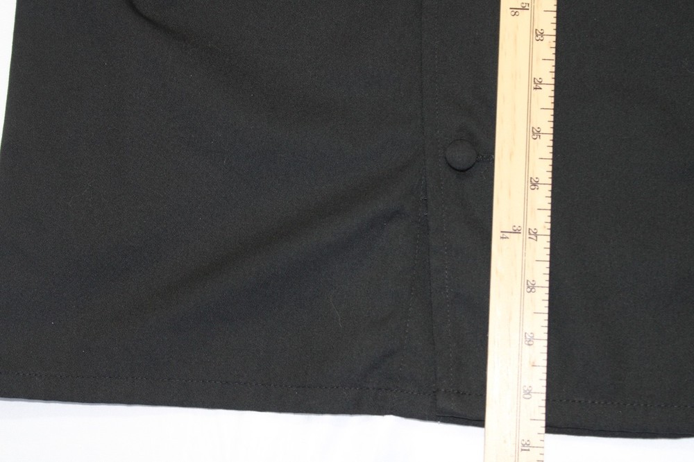 Uni Wear Chefs Coat Black Large