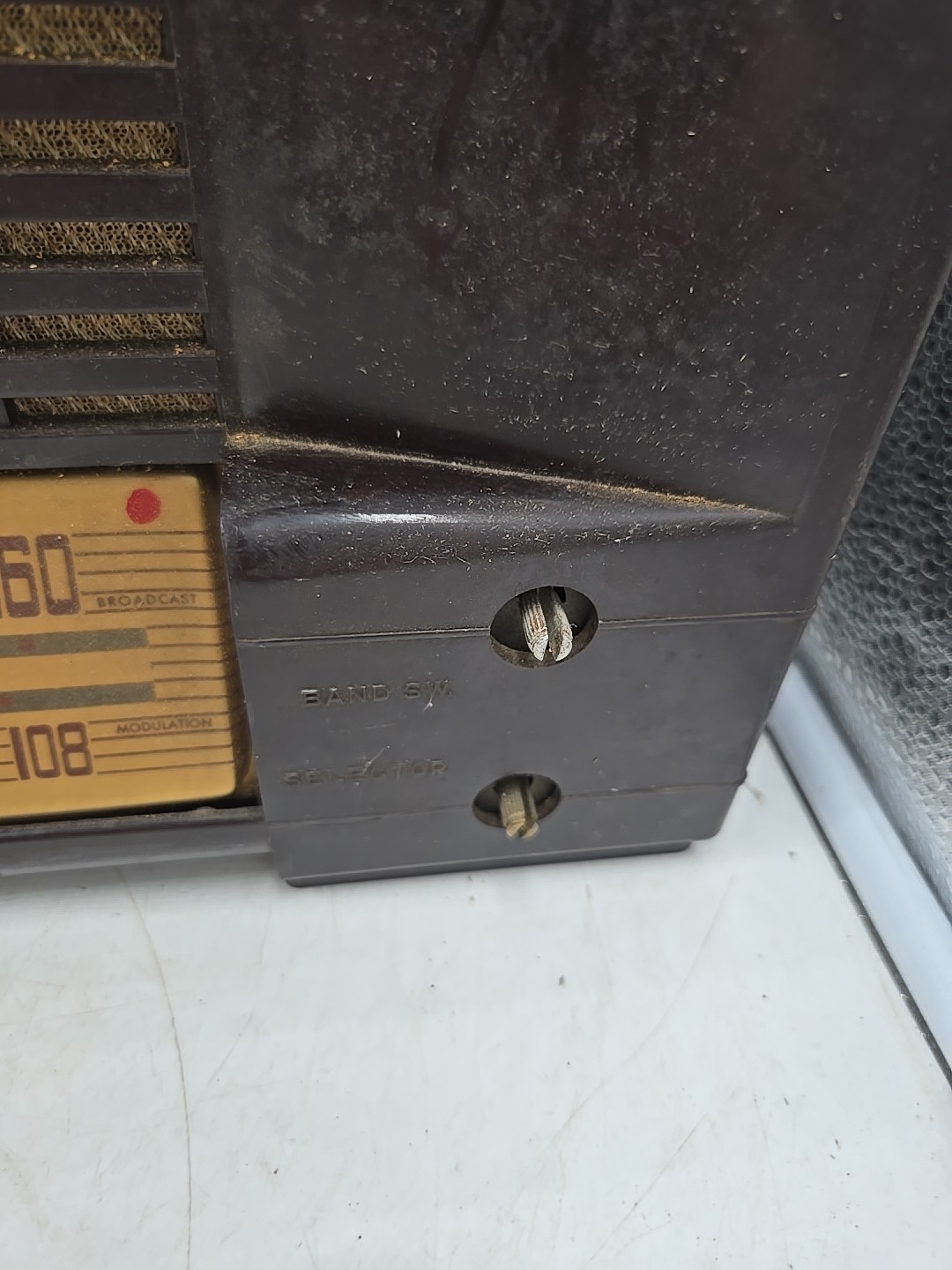 Vintage Emerson Fm Am Tube Radio Model 557 For Parts And Repair