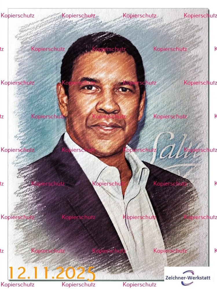 Denzel Washington--69EF9--Printed Keychain