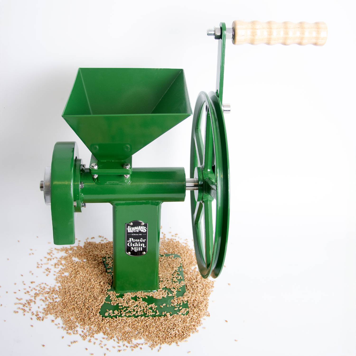 Lehman's Manual Power Grain Mill, Grinds Any Dry Grain to Flour, 6 Cup Capacity