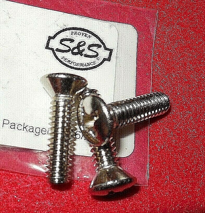 3X OEM S&S Tear Drop Air Cleaner Cover Screws SUPER E SUPER G SUPER B 50-0094