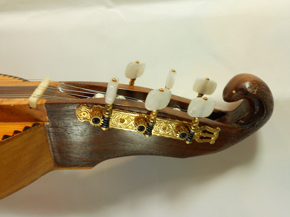 DULCIMER - TIMELESS TIMBER CUSTOM 1400 A.D. FLAME BIRCH - BIRDSEYE - WALNUT 1/1