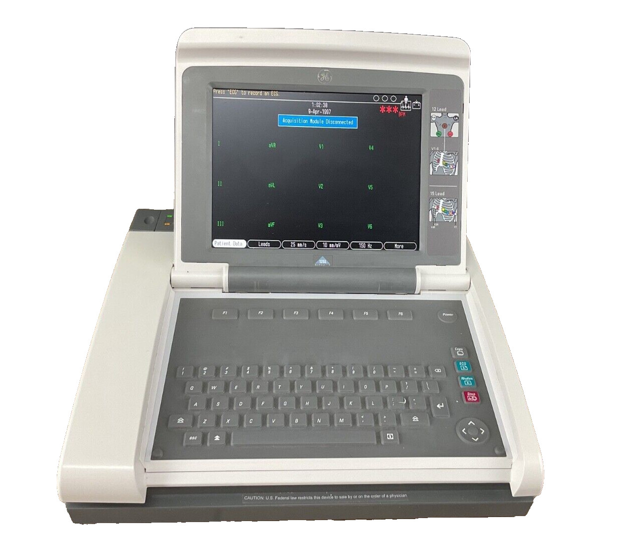 GE MAC 5500 HD Resting Electrocardiogram System ECG Machine Free Shipping