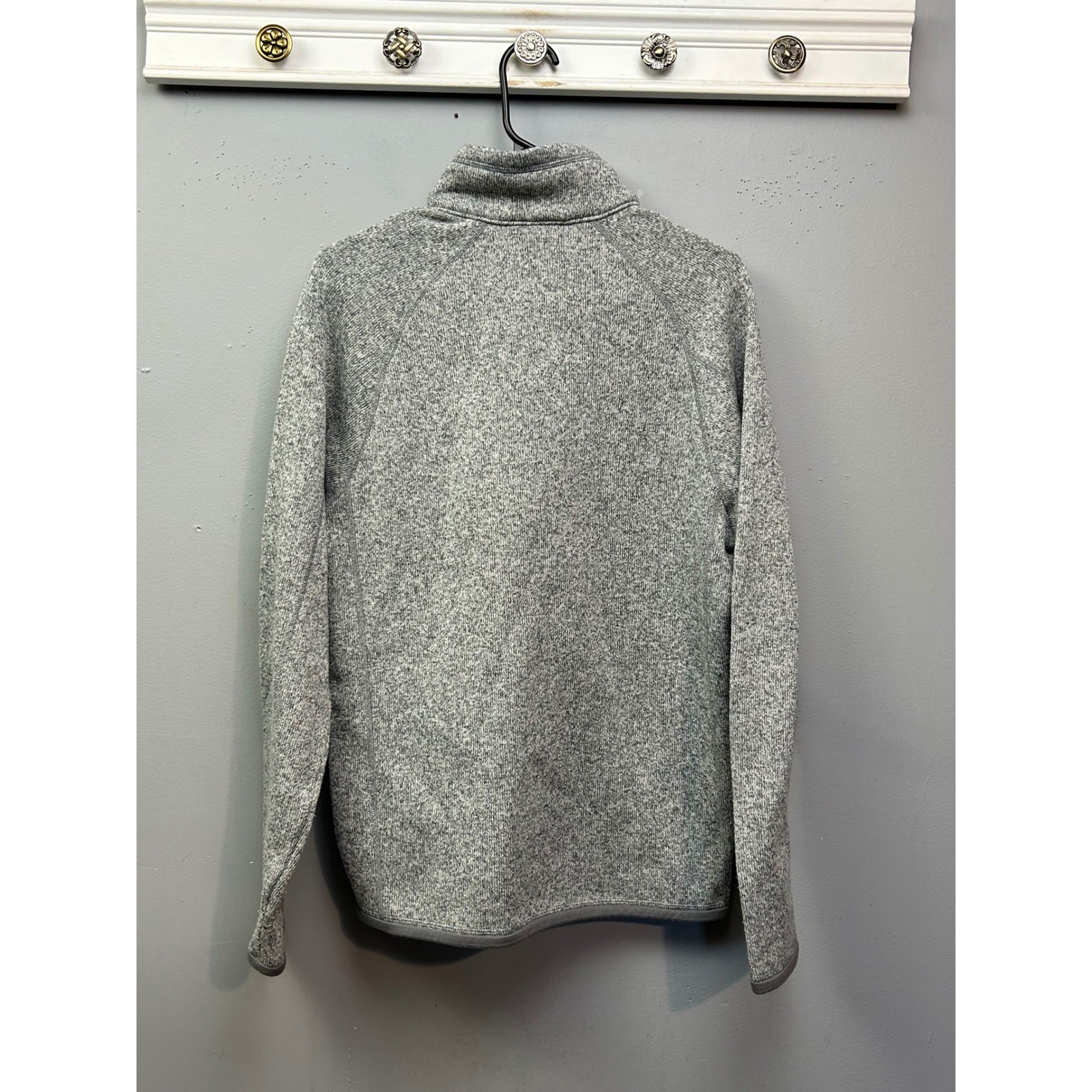 Patagonia Better Sweater Mens Small Gray Fleece 1/4 Zip Outdoor