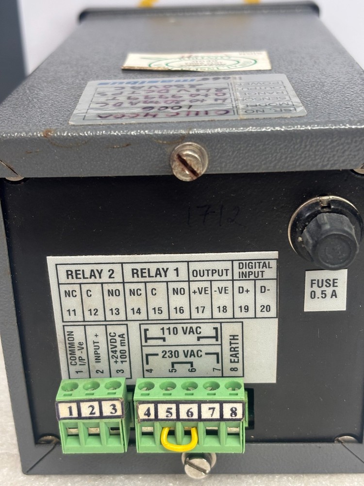 Masibus 1006 flow indicator totaliser