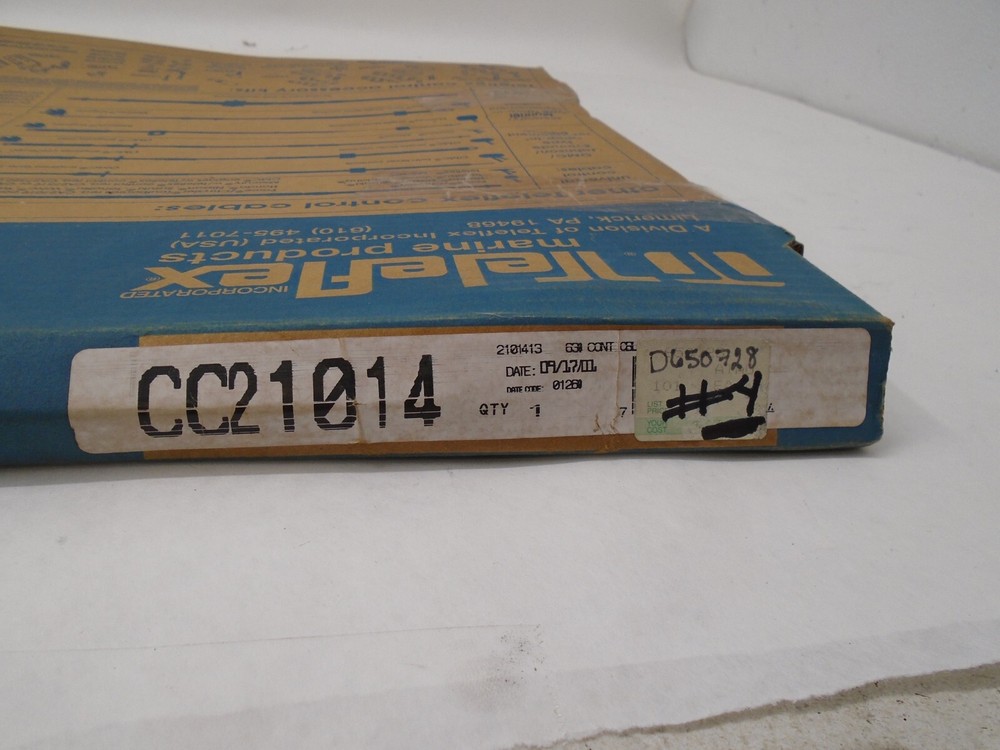 Teleflex Type 630 14Ft Mercury Mariner Control Cable Part# CC21014 (#4)