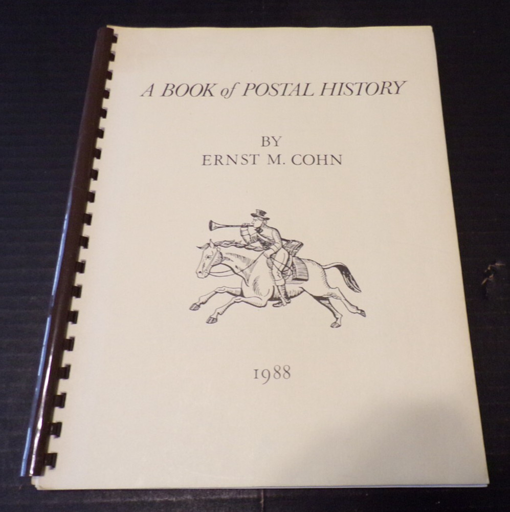 A book of Postal History, Cohn 1988 (L27)