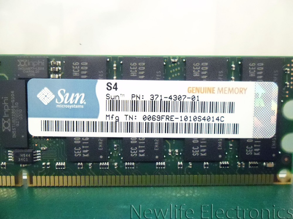 Sun Microsystems 371-4307-01 4GB PC-5300 DDR2 SDRAM Server Memory