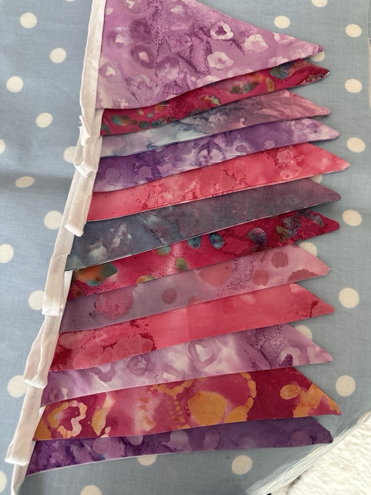 Boho bunting, Cotton Fabric Bunting