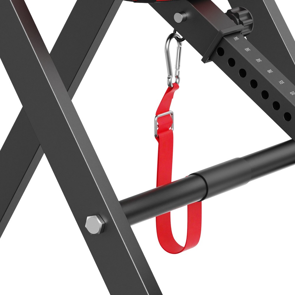 Folding Inversion Table for Back Stretching - Adjustable Height, 300 lb Capacity