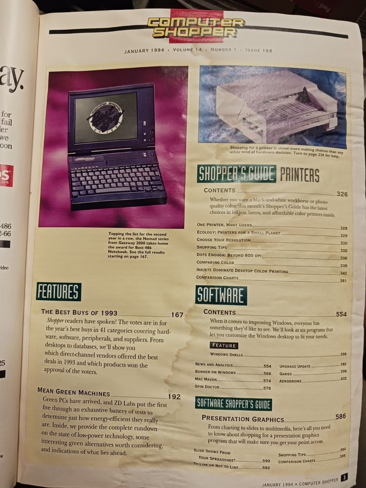 Computer Shopper, Volume 14, Number 1, Issue 166 (January 1994)