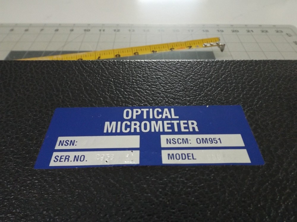 Monogram Optical Depth Micrometer No 966 Monocle Industries