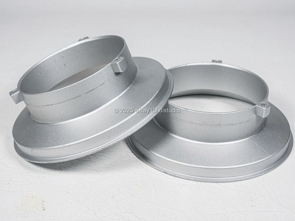 2x Alloy Bowens S Mount Speedring 150mm OD For Softbox Conversion