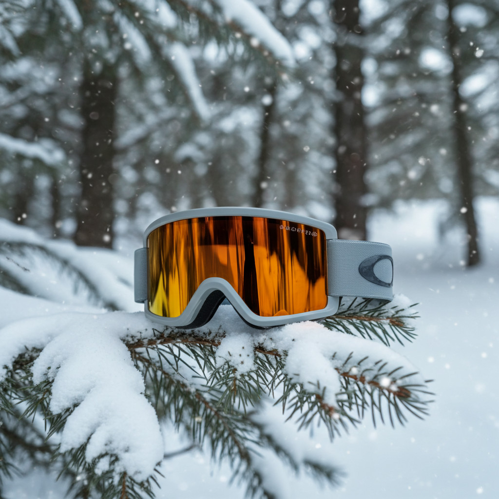 Oakley Snow Goggles Target Line M Grey on Grey frame Fire Iridium lens medium