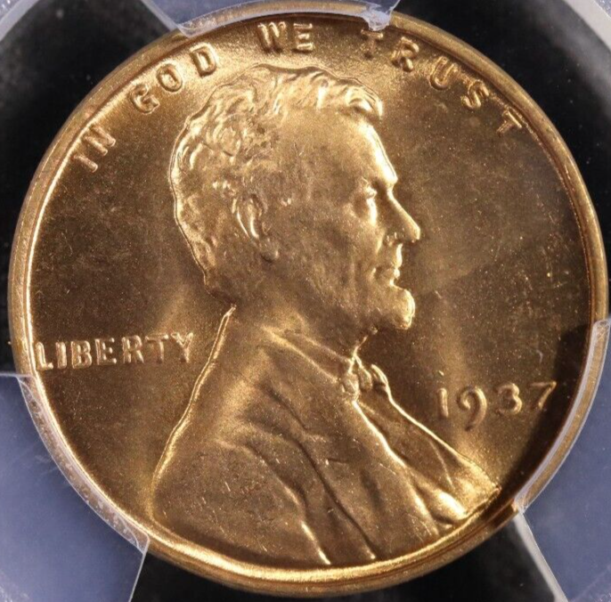 1937 Lincoln Wheat One Cent PCGS MS66RD Nice Coin.