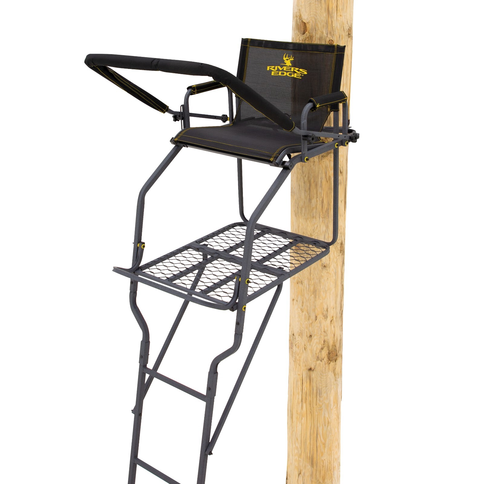 Rivers Edge® Big Timber™ 1.5 Man Ladder Stand, 18’6” Height, RE677