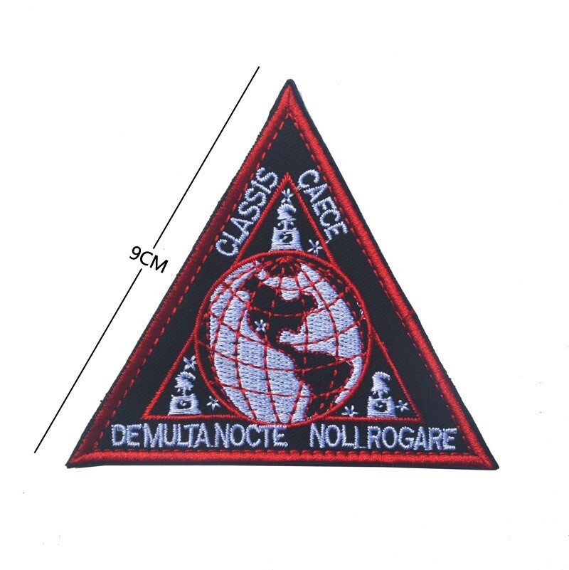 US Air Force CLASSIS CAECE Squadron Demulta Nocte Nolirogare Hook Loop Patch