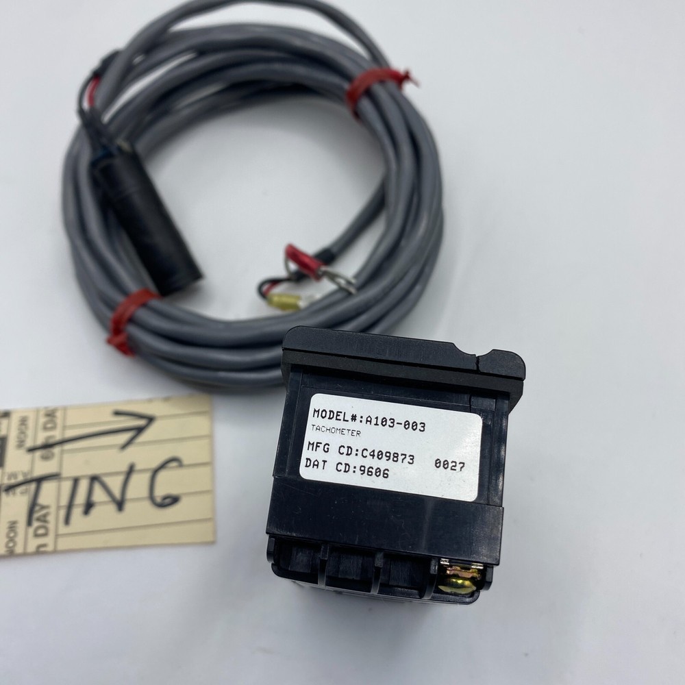 DYNAPAR A103-003 TACHOMETER GENERATOR 4 DIGIT WITH CABLE A103003 NO TESTING! 🎯