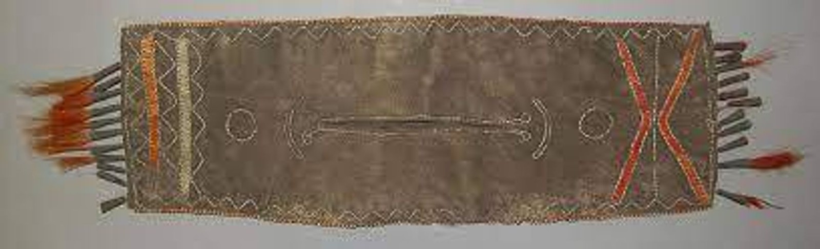 Leather Slit Pouch - Flintlock Era Reenactment