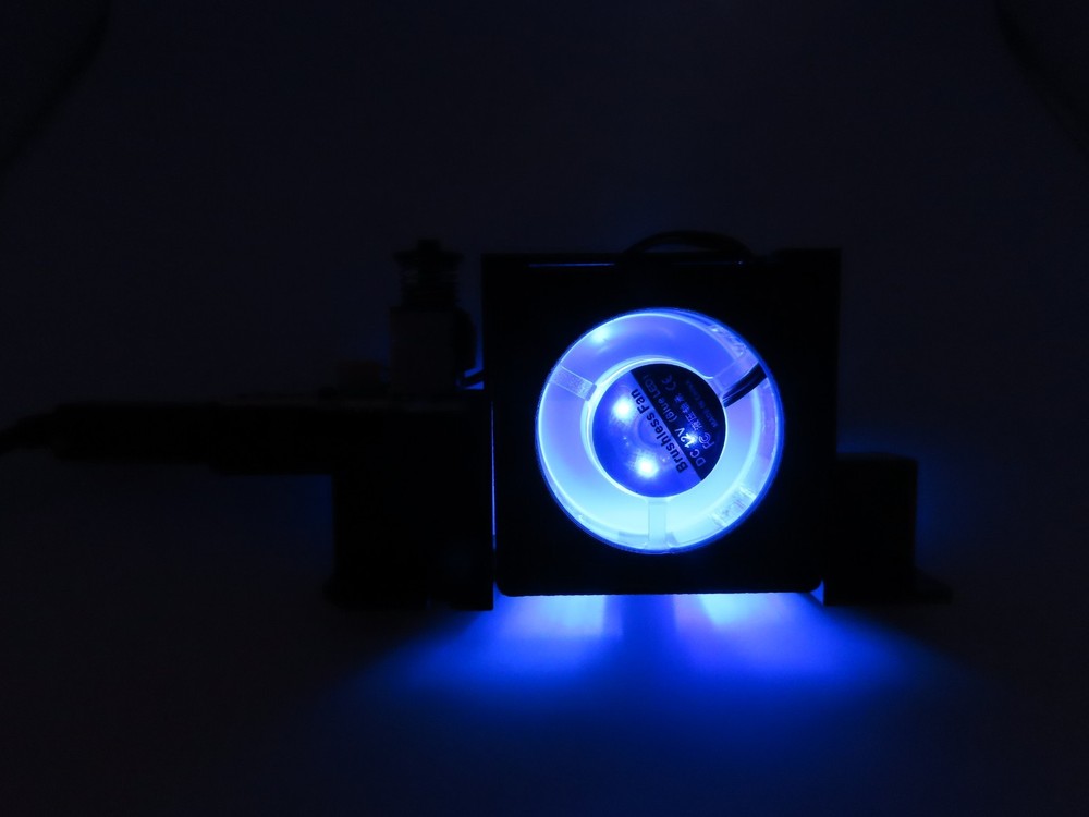Nintendo GameCube LED BLUE Lights Fan Assembly Blue light Modification